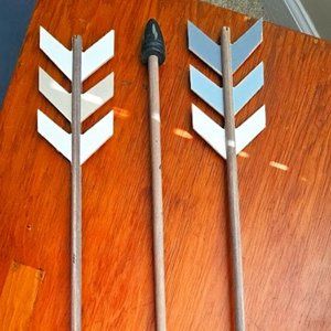 Decor - Black, White, Gray Wooden Arrows
